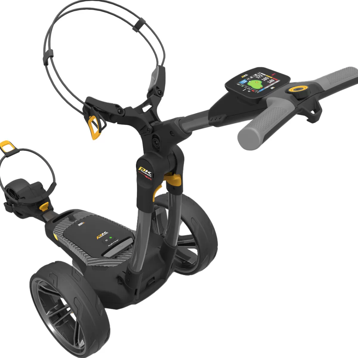 Outlet PowaKaddy Ct8 Gps 18 Hole Lithium Electric Golf Trolley Gunmetal/Carbon
