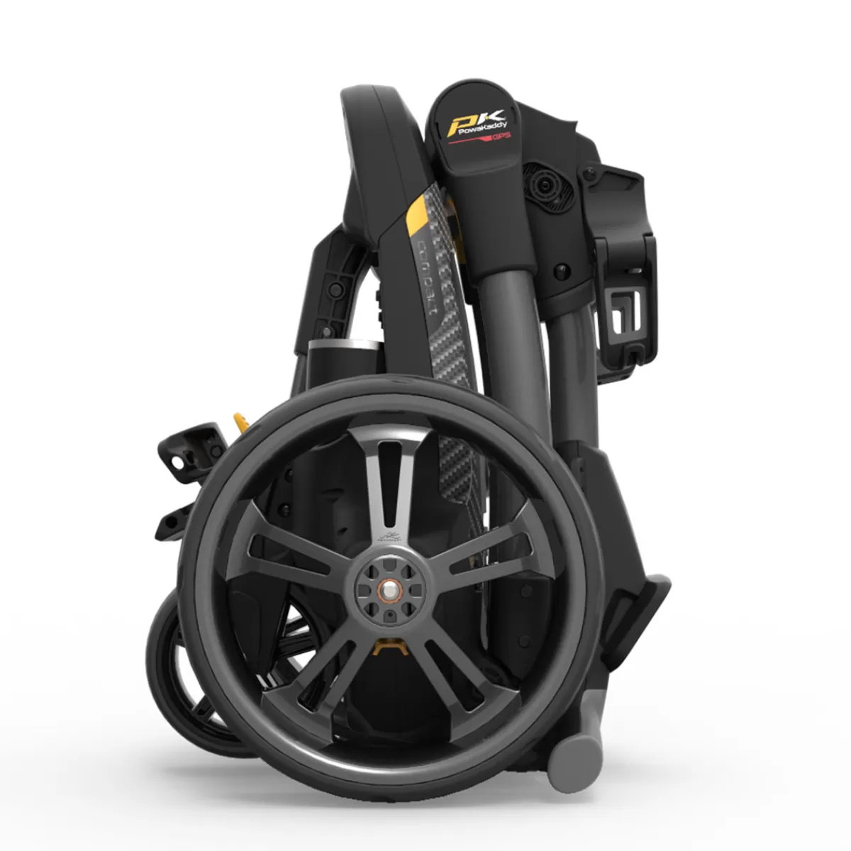 Outlet PowaKaddy Ct8 Gps 18 Hole Lithium Electric Golf Trolley Gunmetal/Carbon