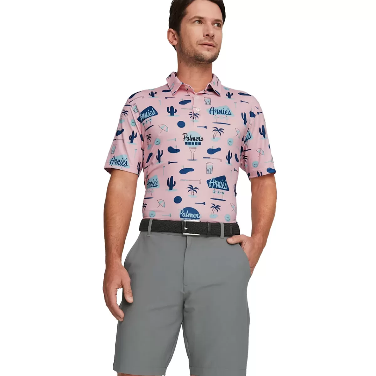 Cheap PUMA Golf Puma Arnold Palmer Cloudspun Palmers Place Golf Polo Shirt