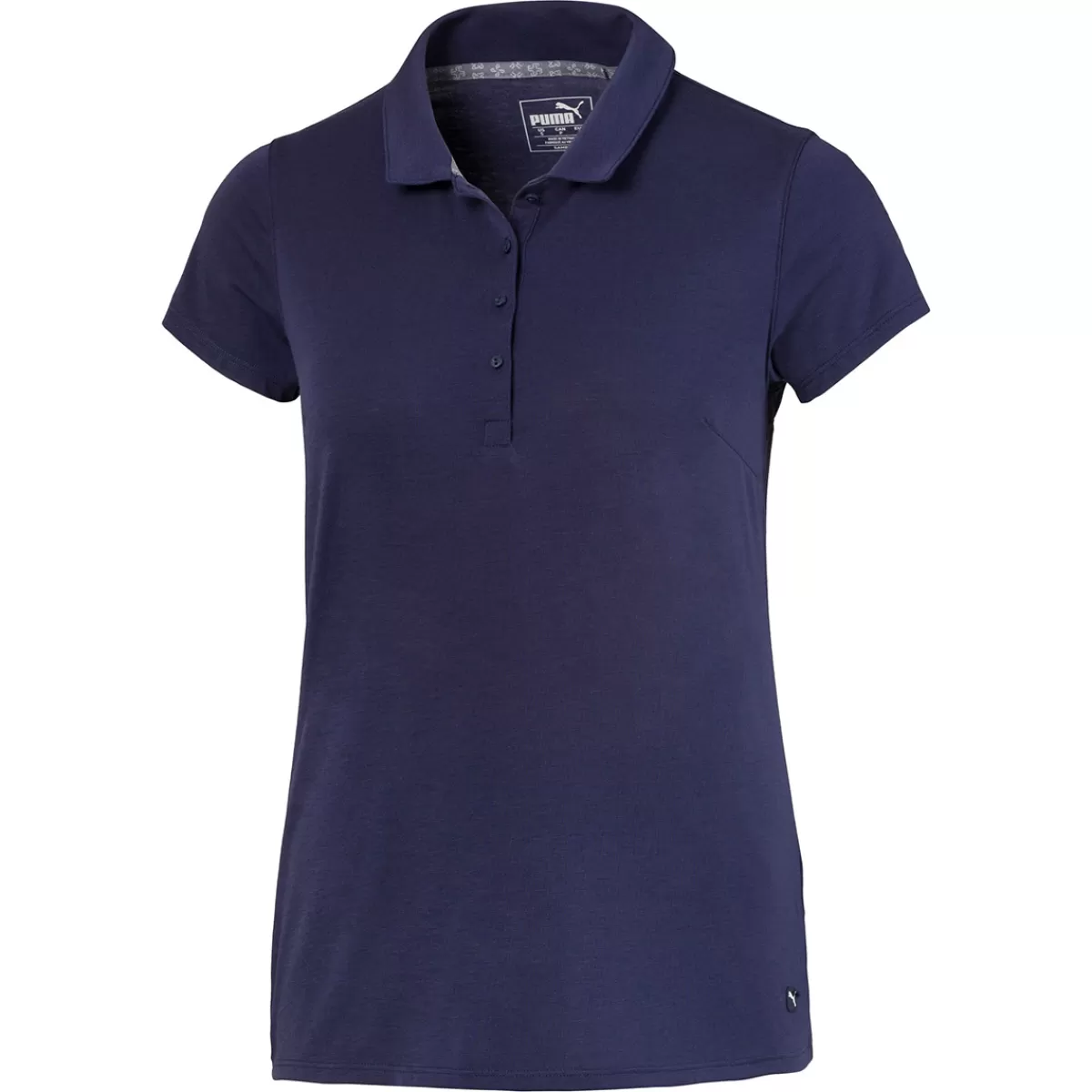 Hot PUMA Golf Puma Ladies Fusion Mesh Stretch Golf Polo Shirt Peacoat