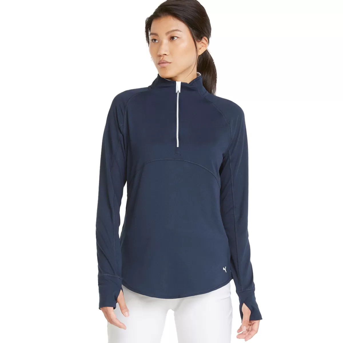 Cheap PUMA Golf Puma Ladies Gamer Half Zip Golf Midlayer