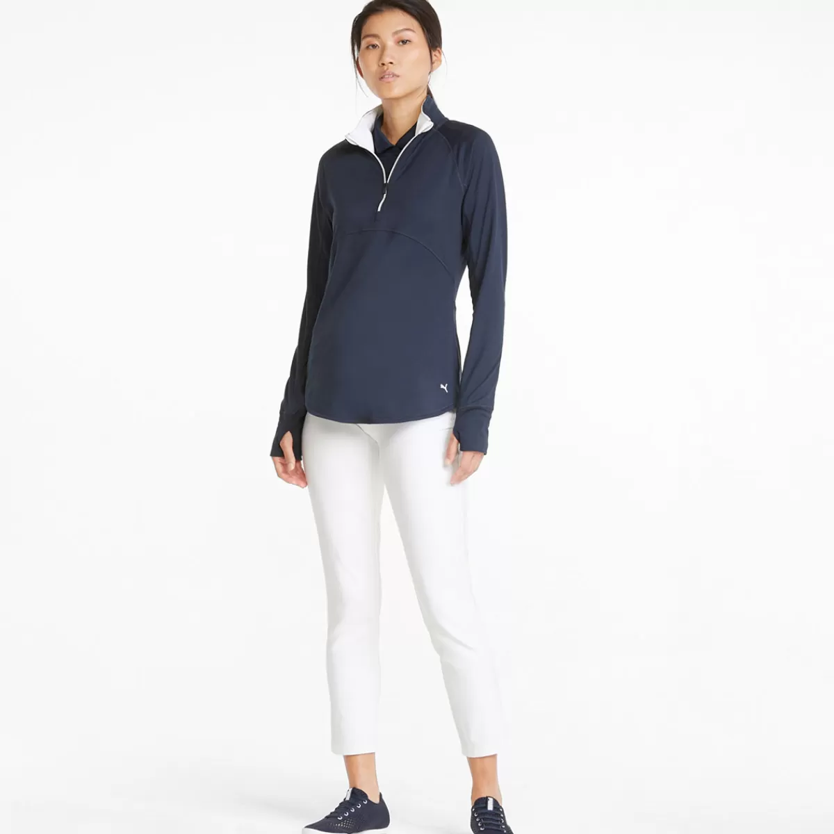 Store PUMA Golf Puma Ladies Gamer Half Zip Golf Midlayer