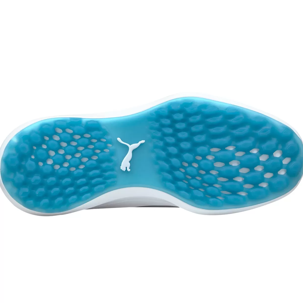 Discount PUMA Golf Puma Ladies Ignite Fasten8 Waterproof Spikeless Golf Shoes High Rise/Silver/Scuba Blue