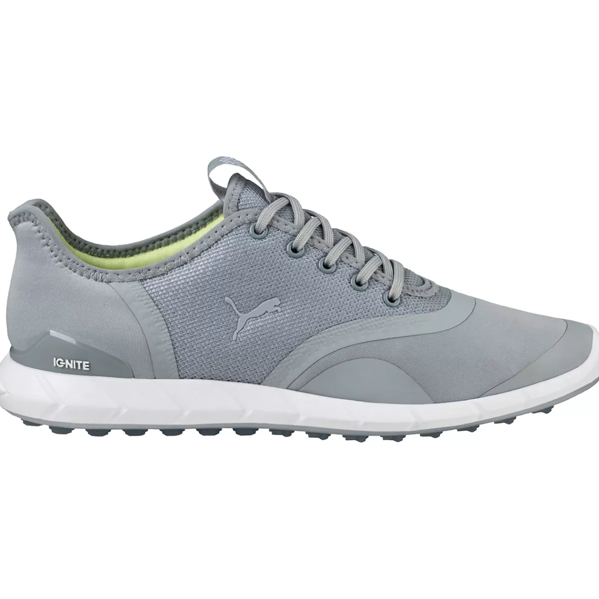 New PUMA Golf Puma Ladies Ignite Statement Low Waterproof Spikeless Golf Shoes Quarry/White