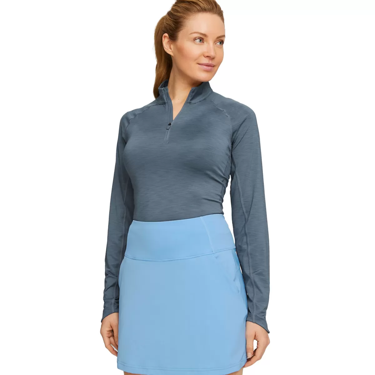 New PUMA Golf Puma Ladies You V Quarter Zip Golf Mid Layer