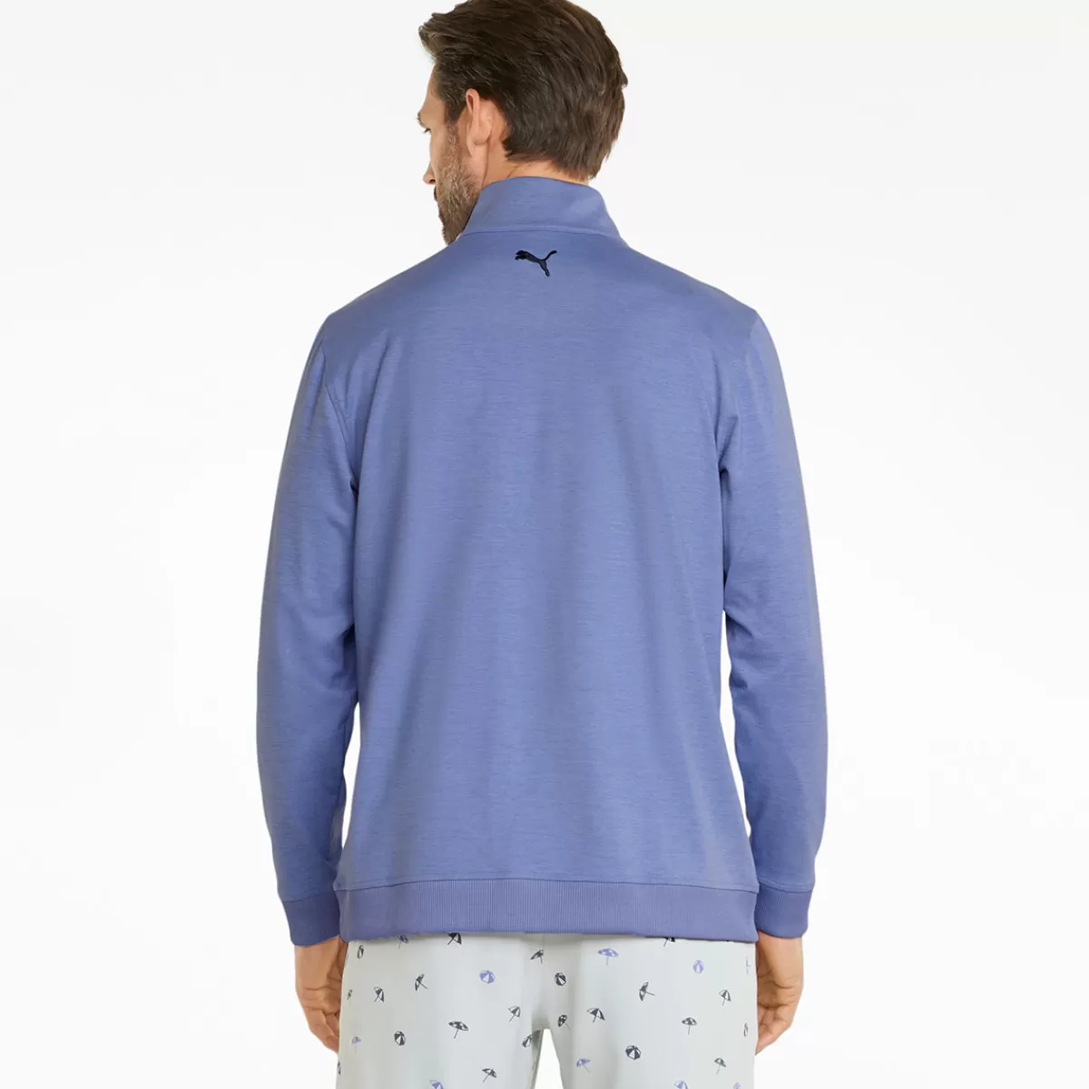 New Puma Men's Ap Cloudspun Castle Half Zip Golf Midlayer Men Men's Golf Sweaters