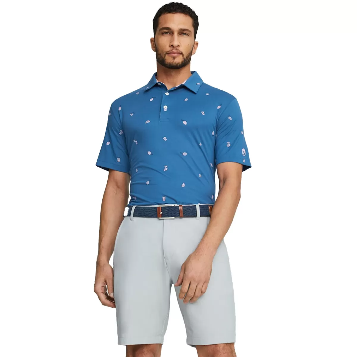 Best Puma Men's Arnold Palmer Cloudspun Citrus Golf Polo Shirt Men Men's Golf Polo Shirts