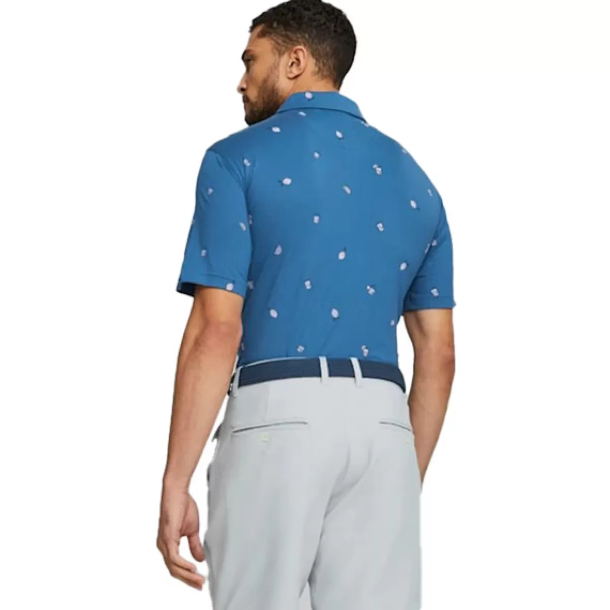 Best Puma Men's Arnold Palmer Cloudspun Citrus Golf Polo Shirt Men Men's Golf Polo Shirts
