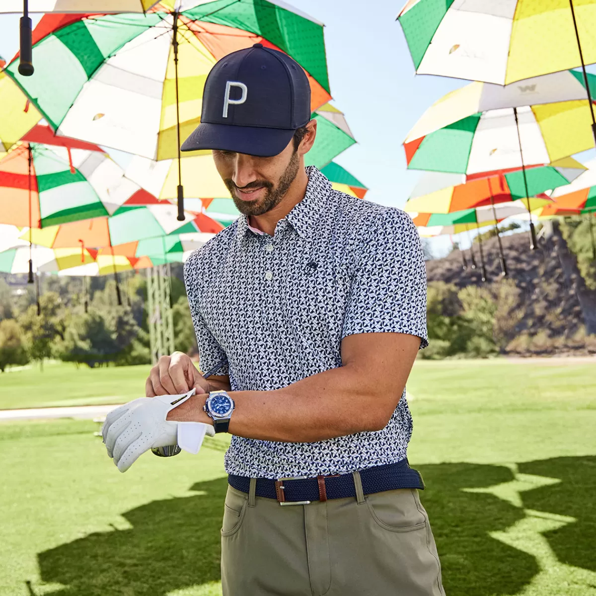 Best Sale Puma Men's Arnold Palmer Mattr Sixty Two Golf Polo Shirt Men Men's Golf Polo Shirts