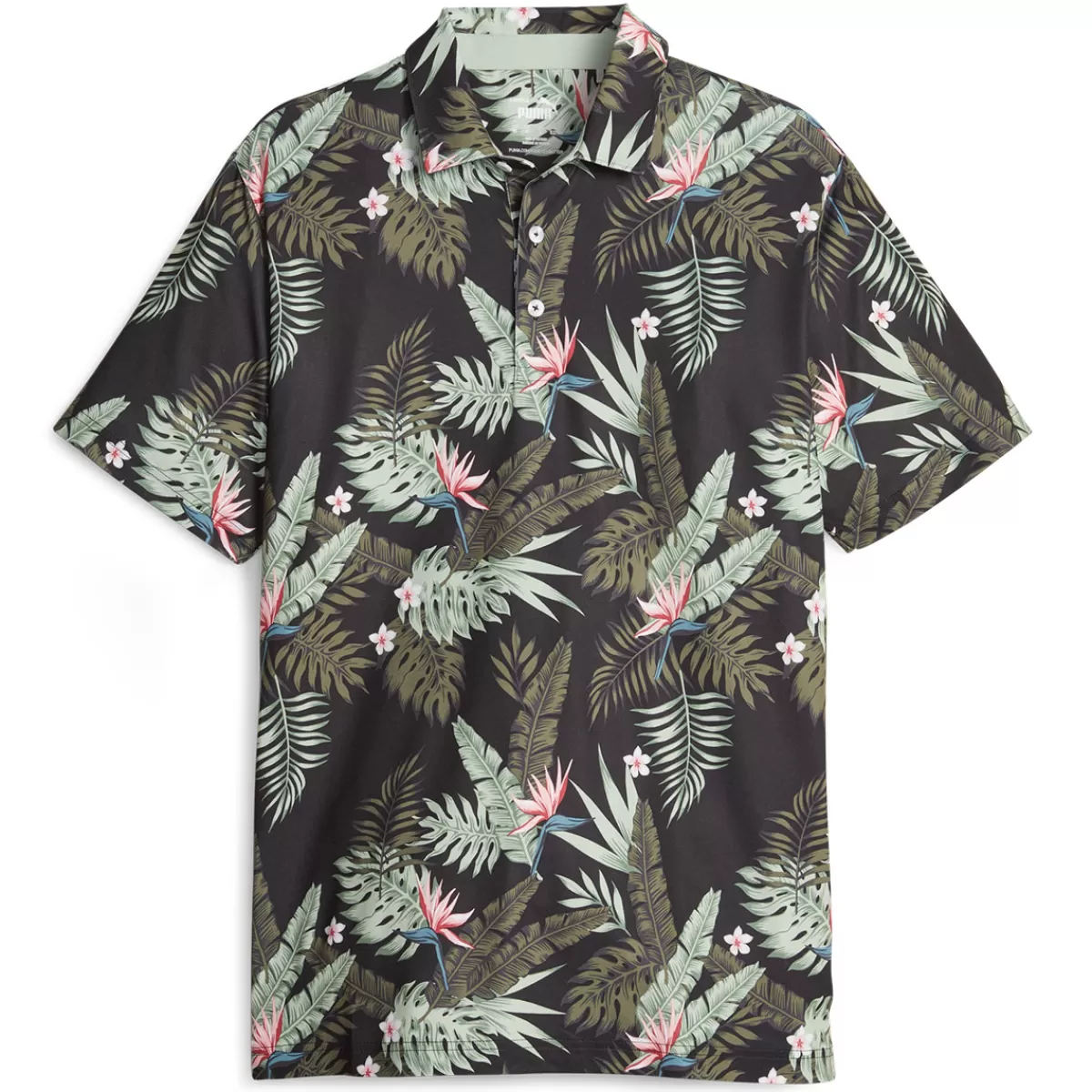 Best Sale PUMA Golf Puma Men's Cloudspun Aloha Golf Polo Shirt