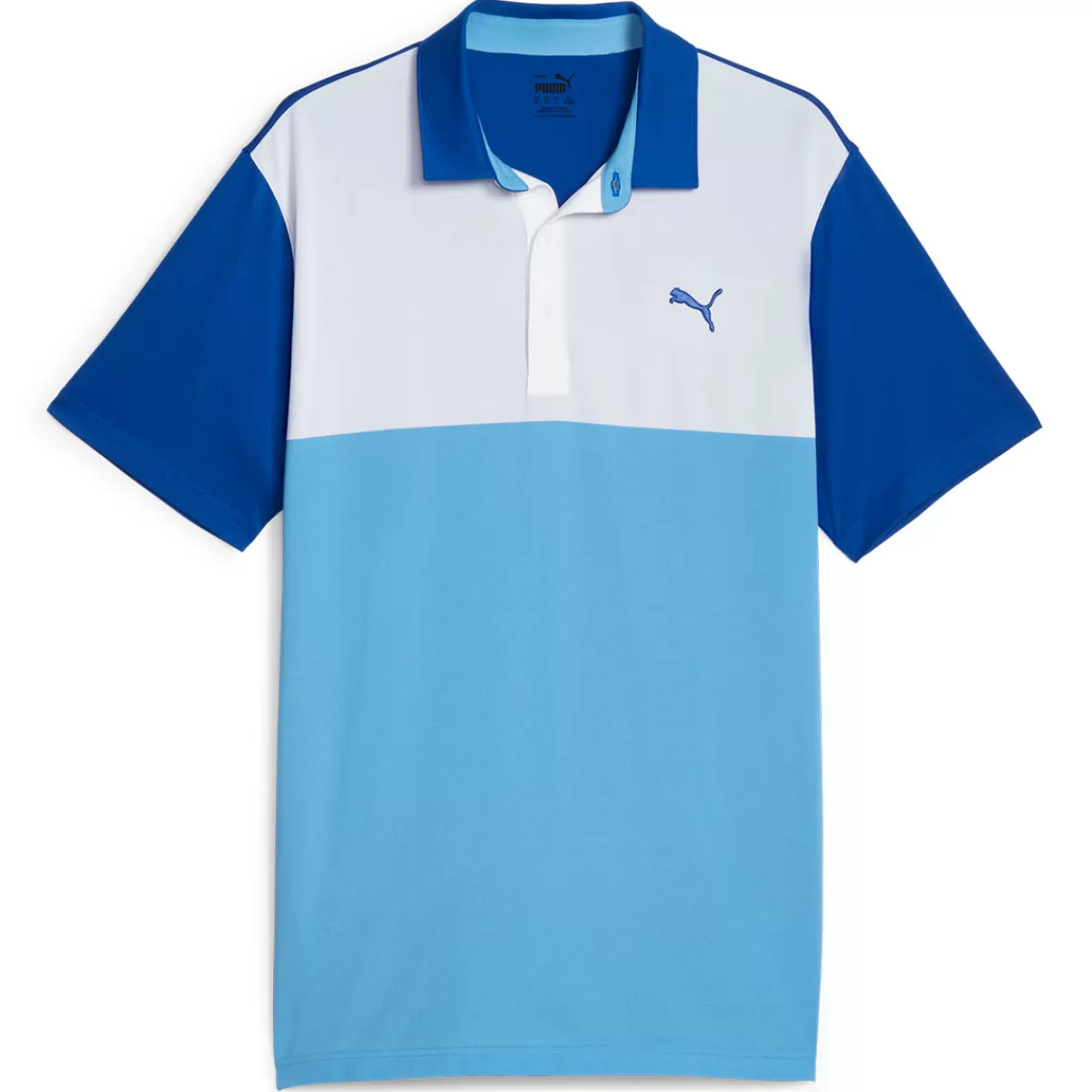 Flash Sale Puma Men's Cloudspun Colourblock Golf Polo Shirt Men Men's Golf Polo Shirts