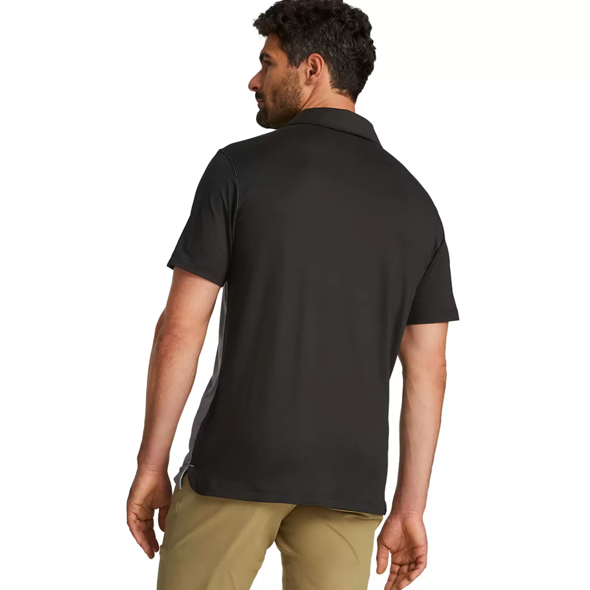 Shop Puma Men's Cloudspun Colourblock Golf Polo Shirt Men Men's Golf Polo Shirts