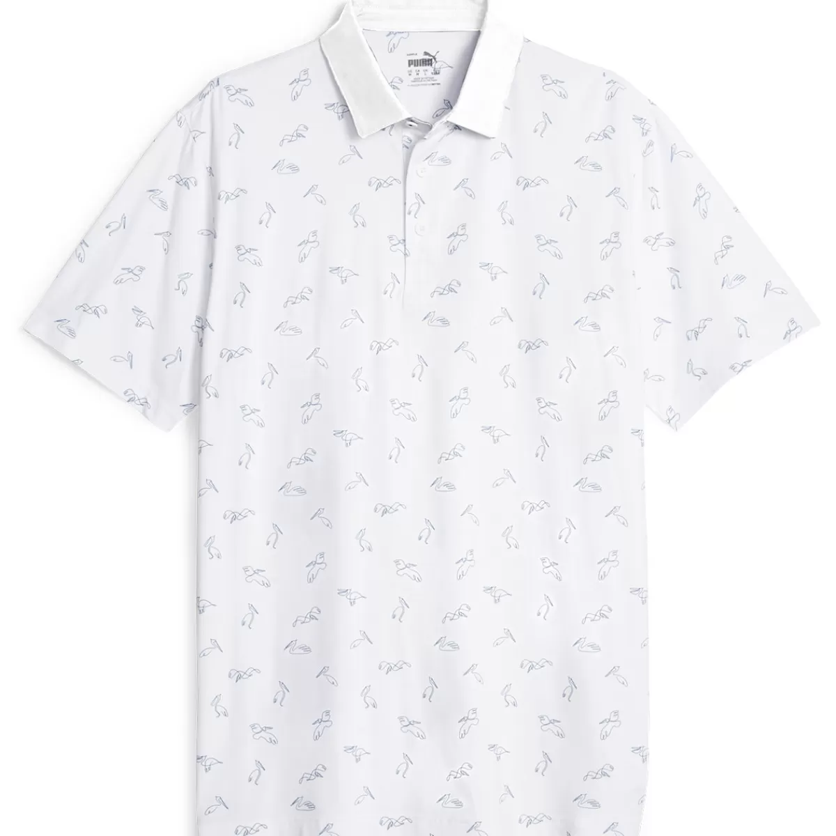 Shop PUMA Golf Puma Men's Cloudspun Echo Golf Polo Shirt