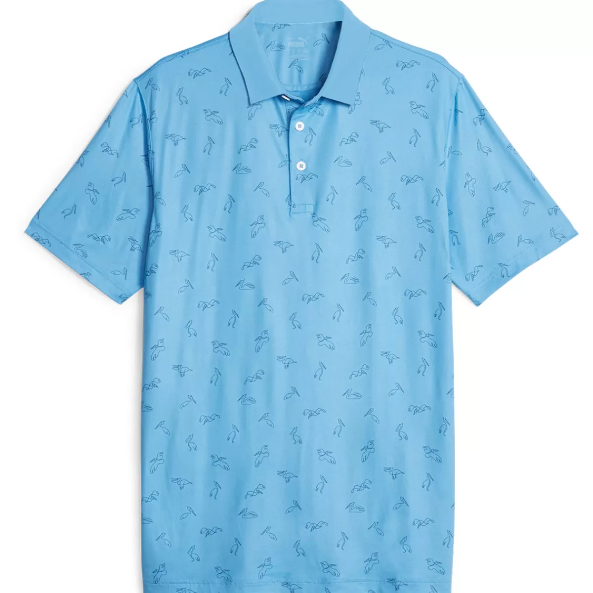 Cheap PUMA Golf Puma Men's Cloudspun Echo Golf Polo Shirt