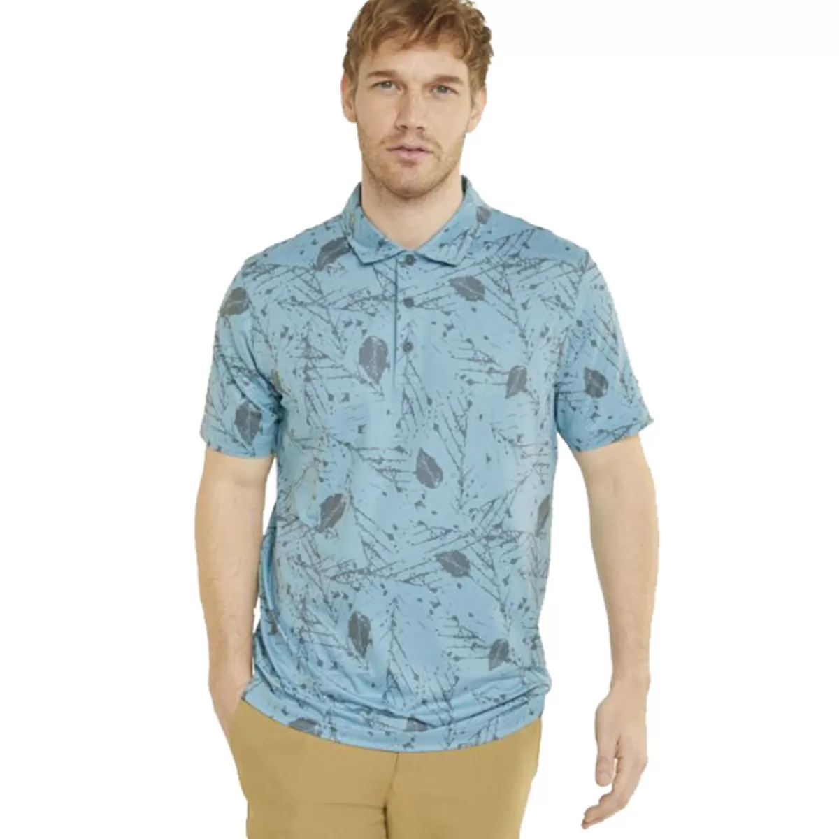 Best Puma Men's Cloudspun Frequency Golf Polo Shirt Men Men's Golf Polo Shirts