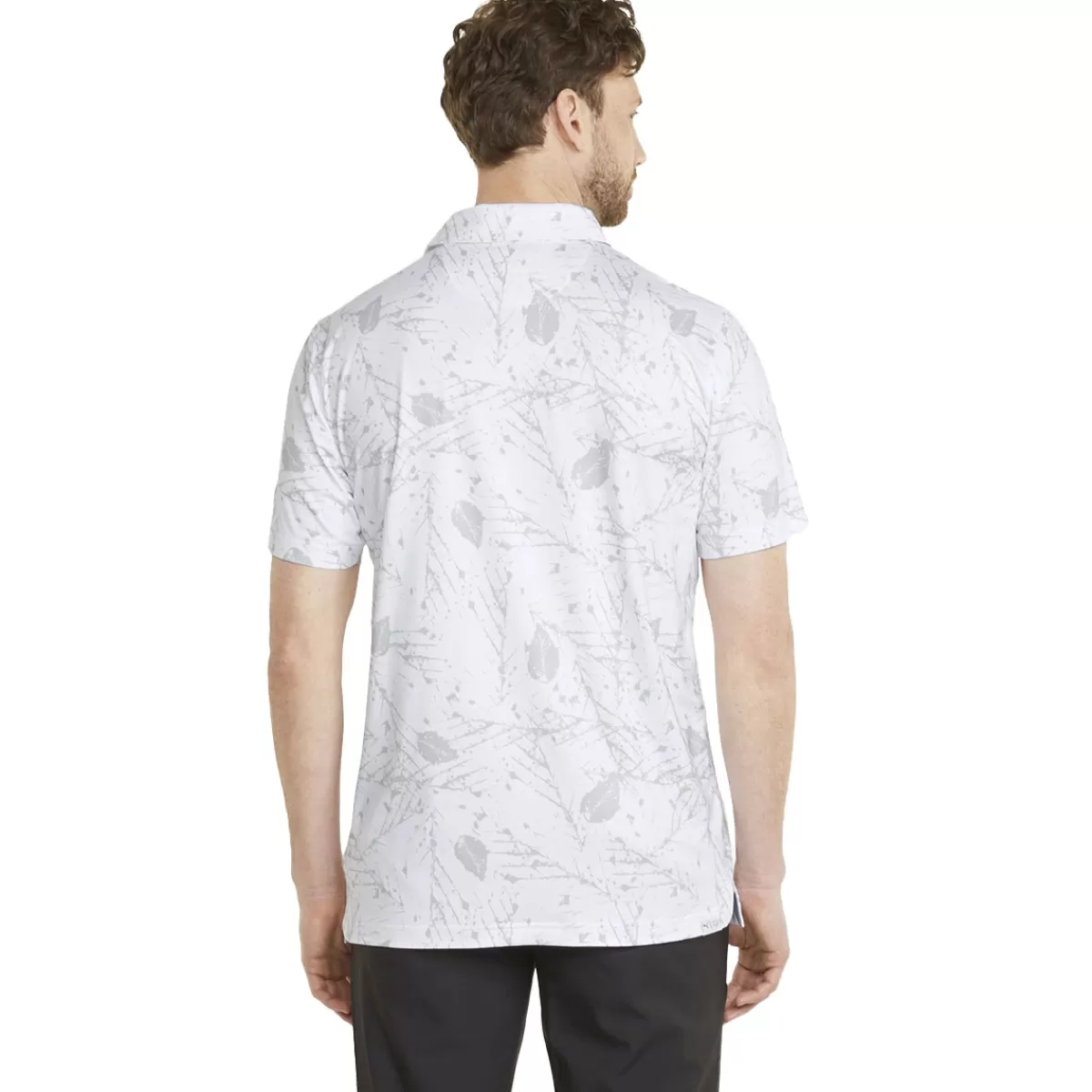 Outlet Puma Men's Cloudspun Frequency Golf Polo Shirt Men Men's Golf Polo Shirts