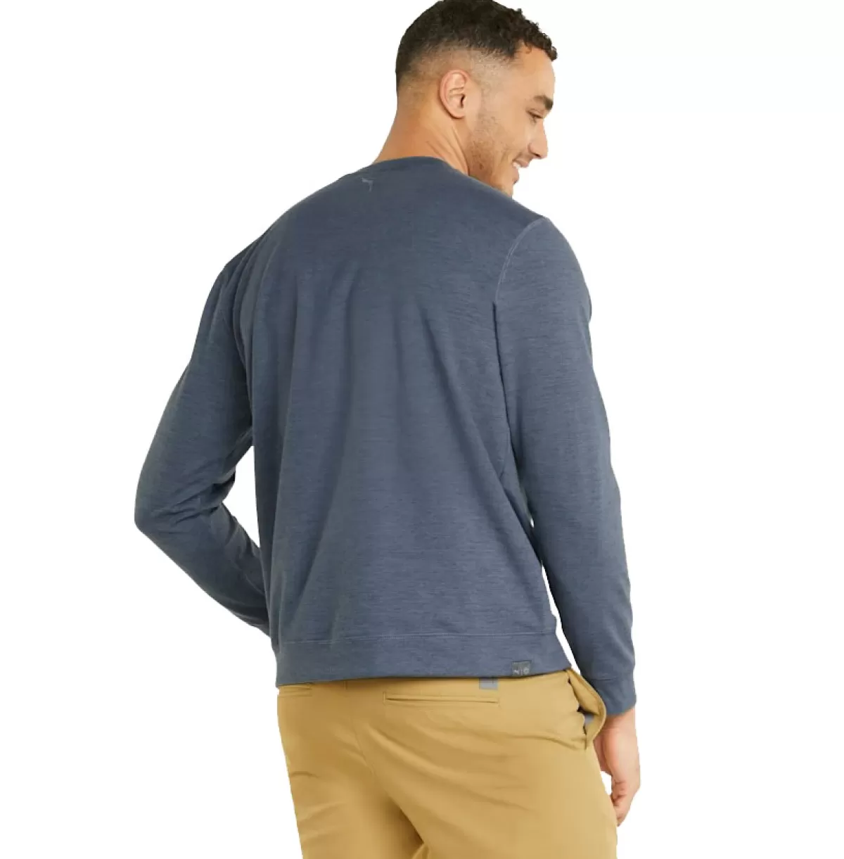 Cheap Puma Men's Cloudspun H8 Crew Neck Golf Sweater Men Men's Golf Sweaters