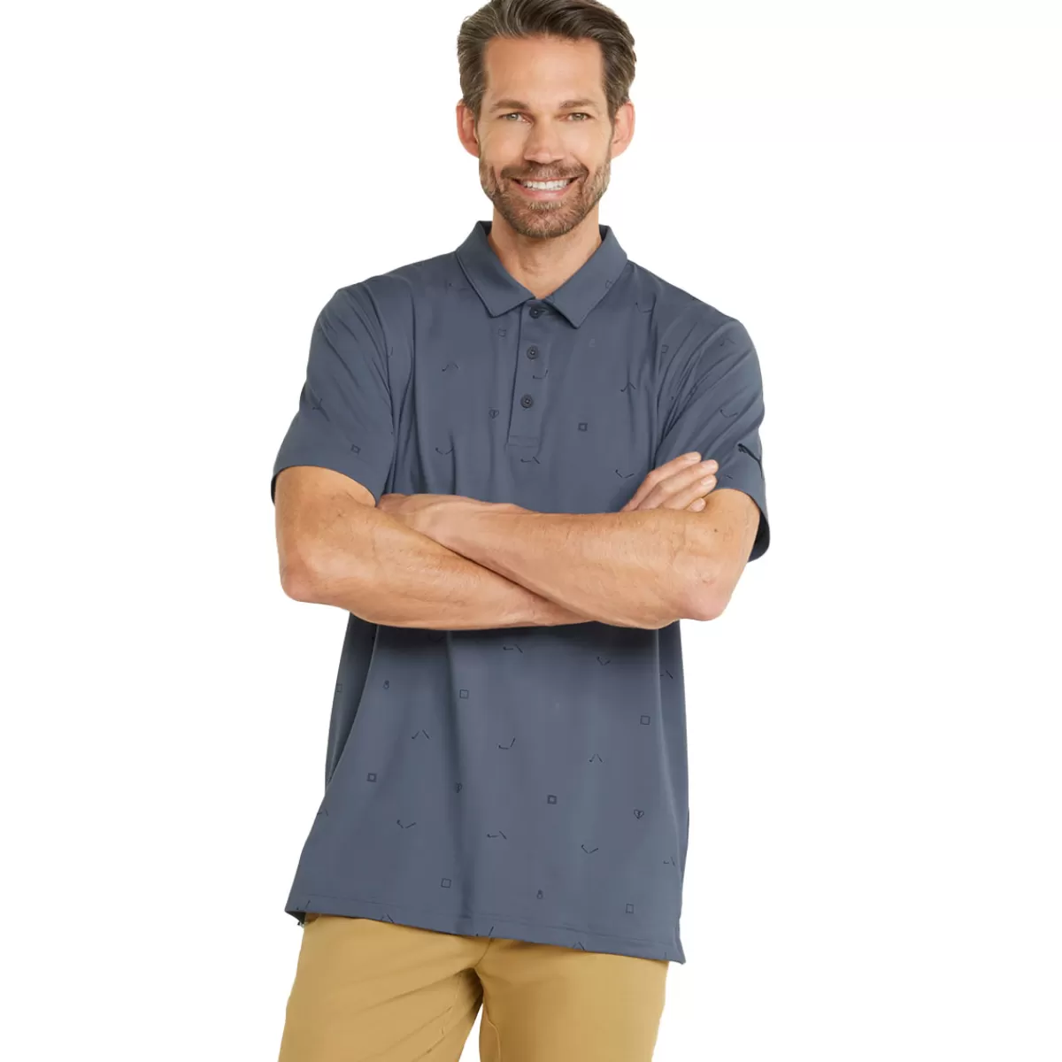 Store Puma Men's Cloudspun H8 Stretch Golf Polo Shirt Men Men's Golf Polo Shirts