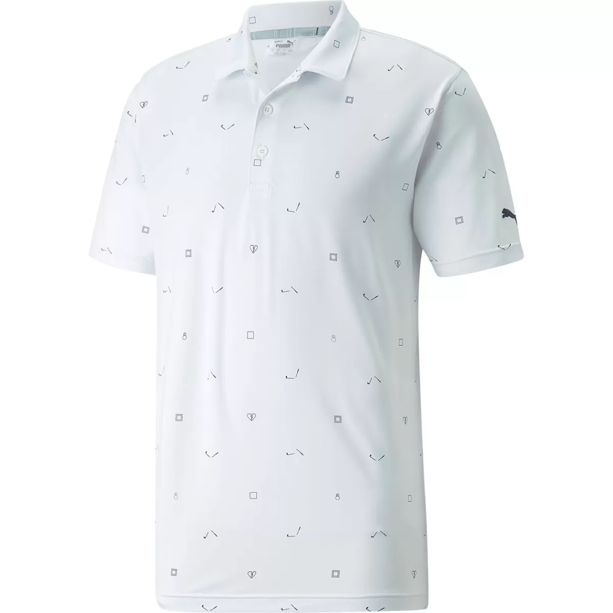 Best Puma Men's Cloudspun H8 Stretch Golf Polo Shirt Men Men's Golf Polo Shirts