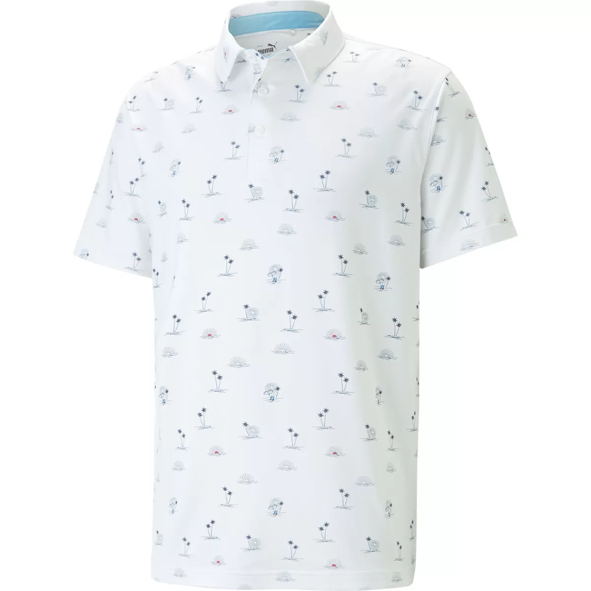 Best Puma Men's Cloudspun Horizon Golf Polo Shirt Men Men's Golf Polo Shirts