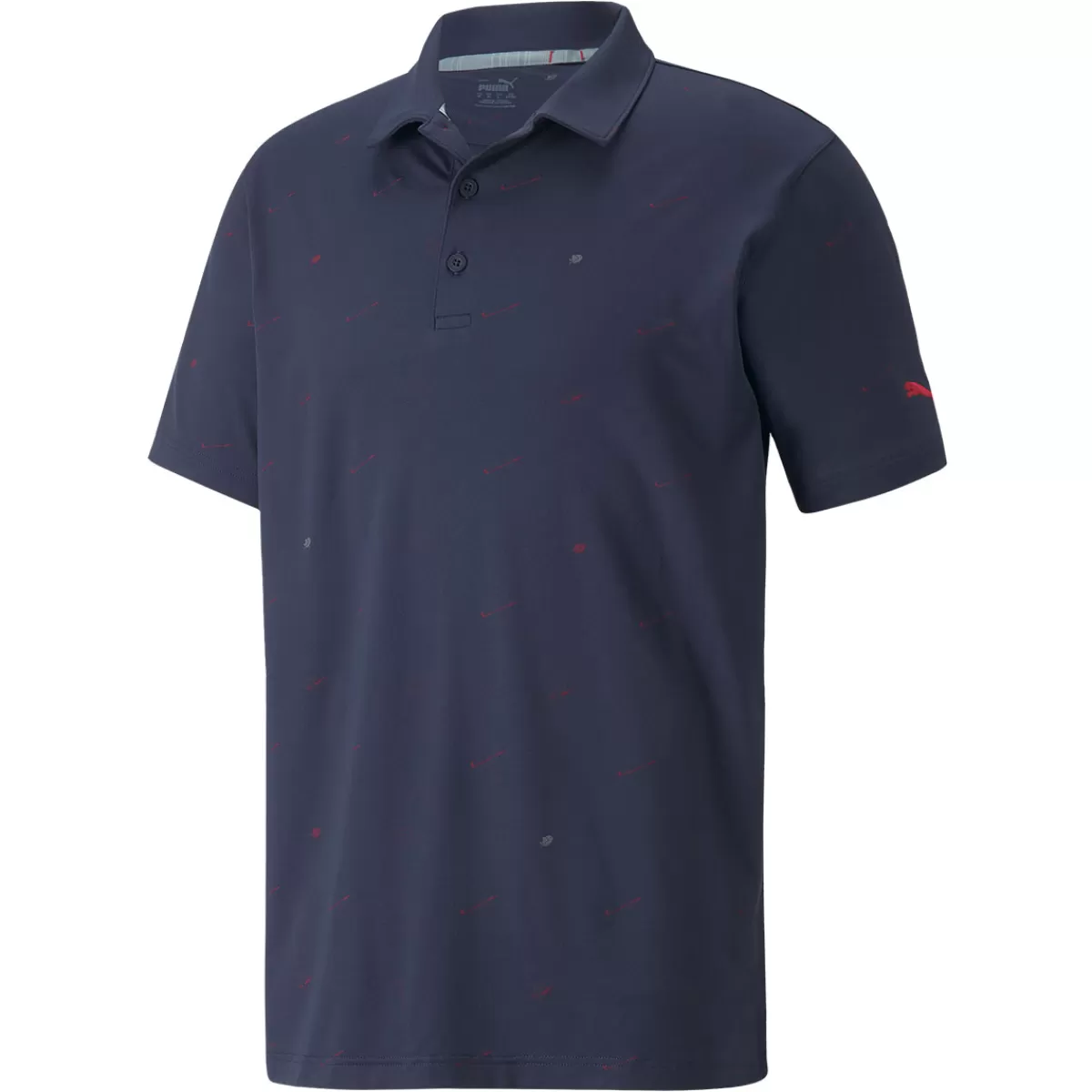 Discount PUMA Golf Puma Men's Cloudspun Love Stretch Golf Polo Shirt Navy Blazer/Ski Patrol