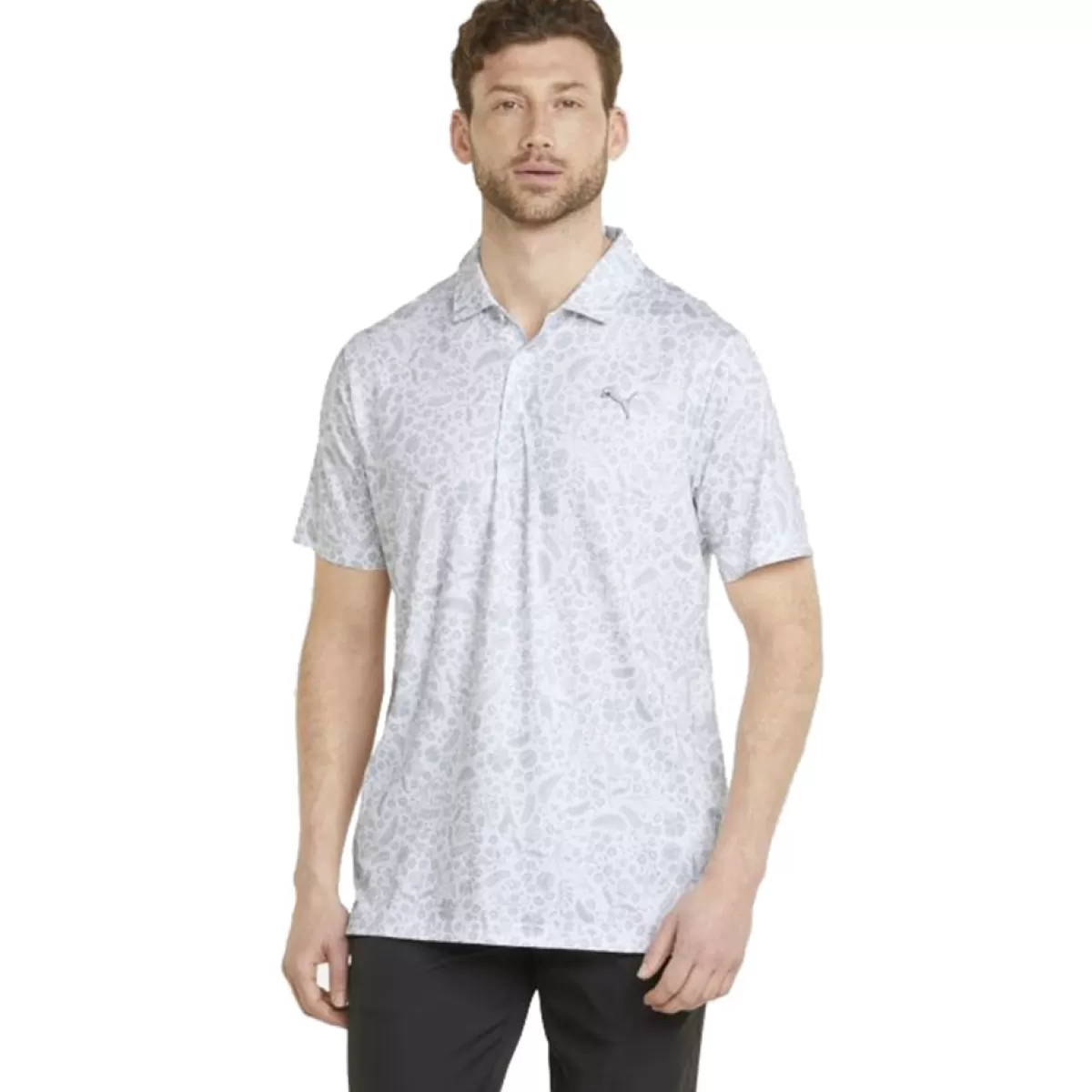Cheap PUMA Golf Puma Men's Cloudspun Petal Golf Polo Shirt