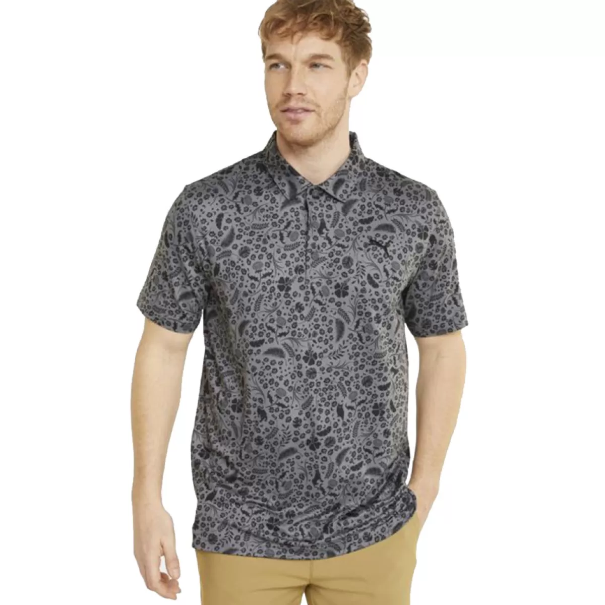 Cheap Puma Men's Cloudspun Petal Golf Polo Shirt Men Men's Golf Polo Shirts