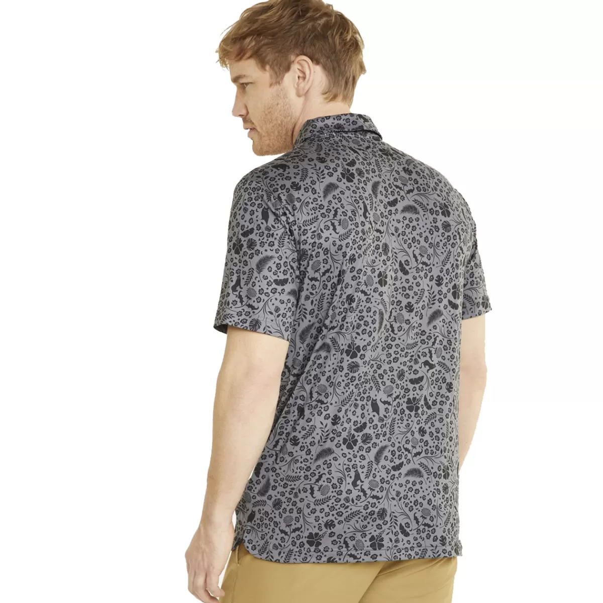 Cheap Puma Men's Cloudspun Petal Golf Polo Shirt Men Men's Golf Polo Shirts