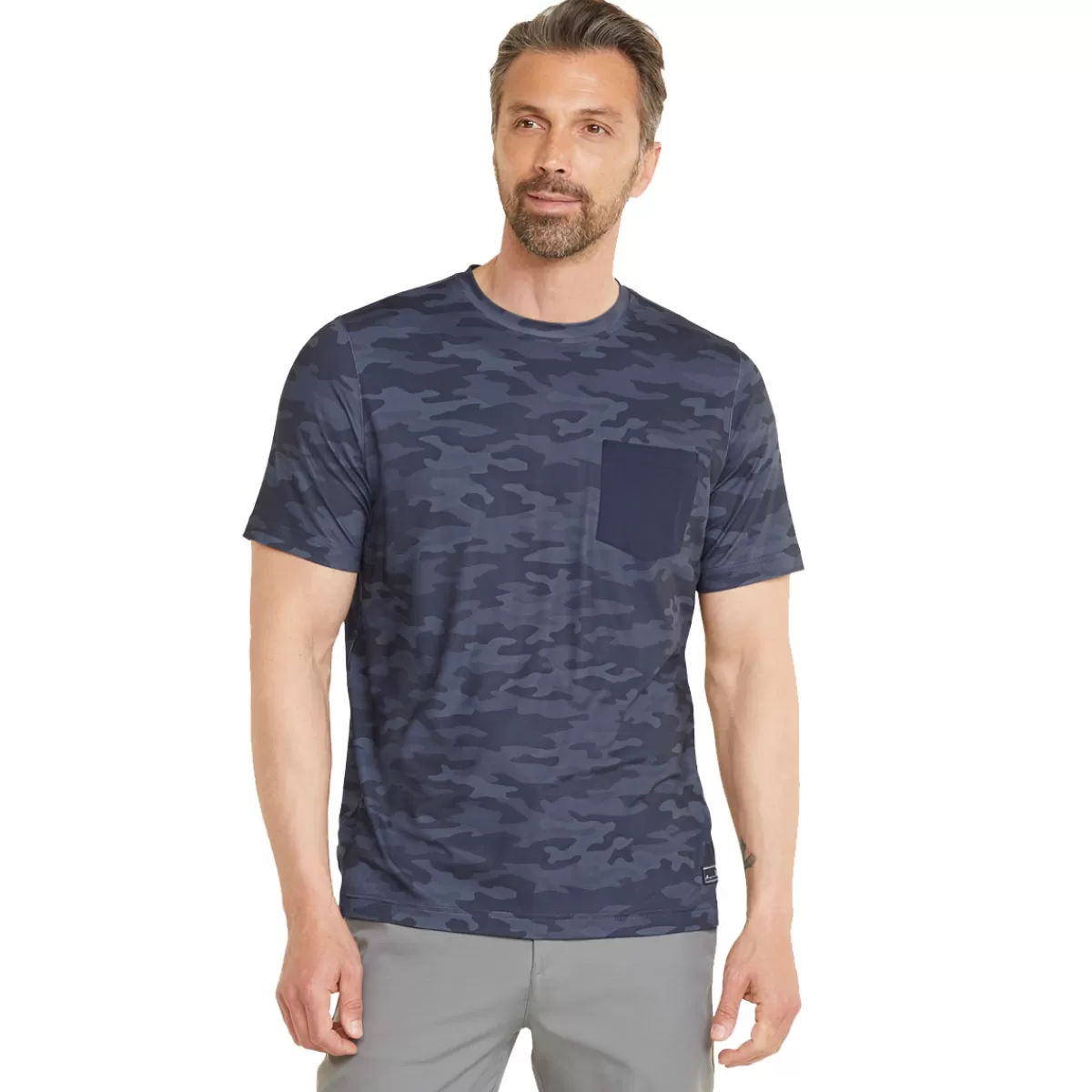 Clearance Puma Men's Egw Cloudspun Pushcart Pocket Golf T-Shirt Men Men's Golf T-Shirts