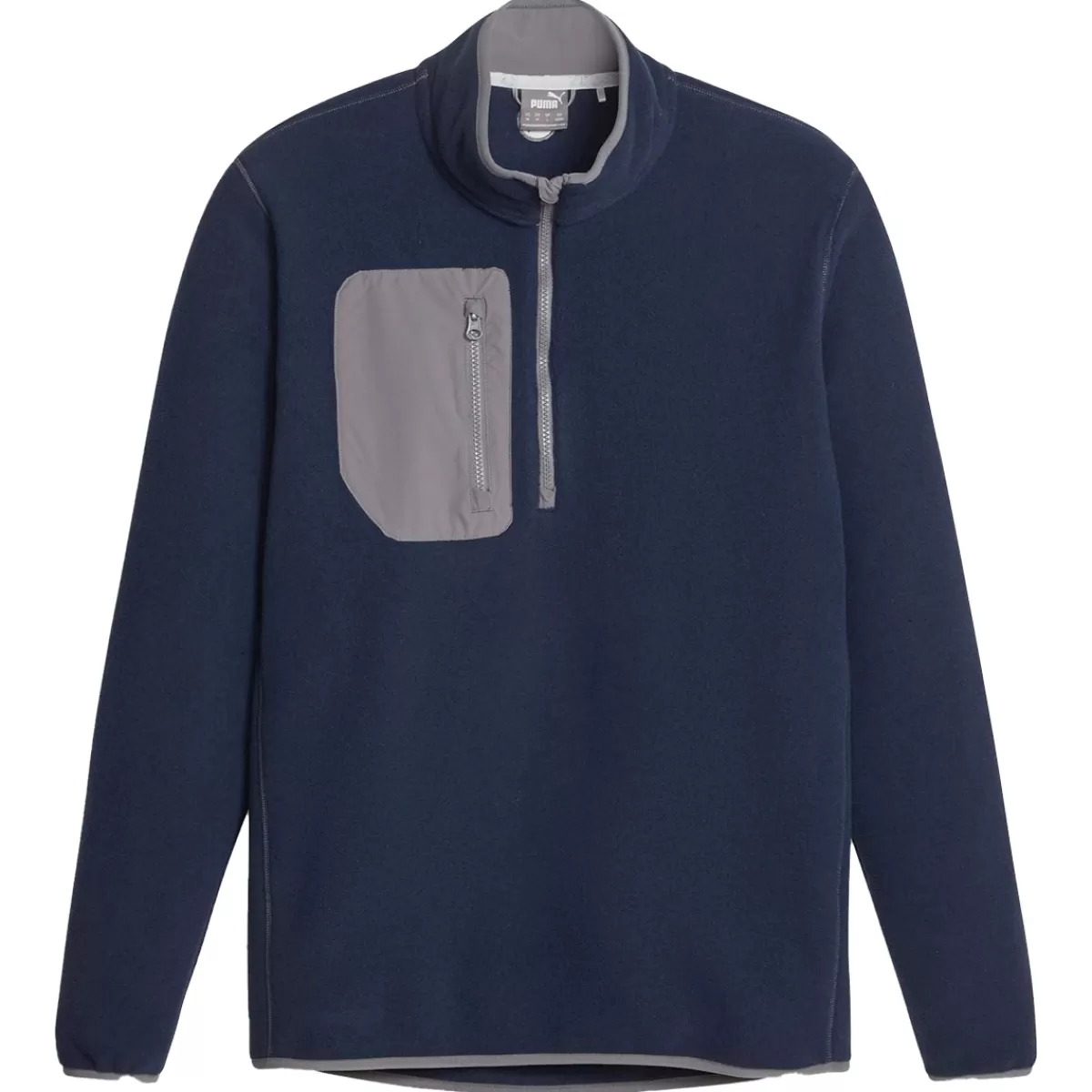 Flash Sale Puma Men's Fleece Quarter Zip Golf Mid Layer Men Men's Golf Sweaters