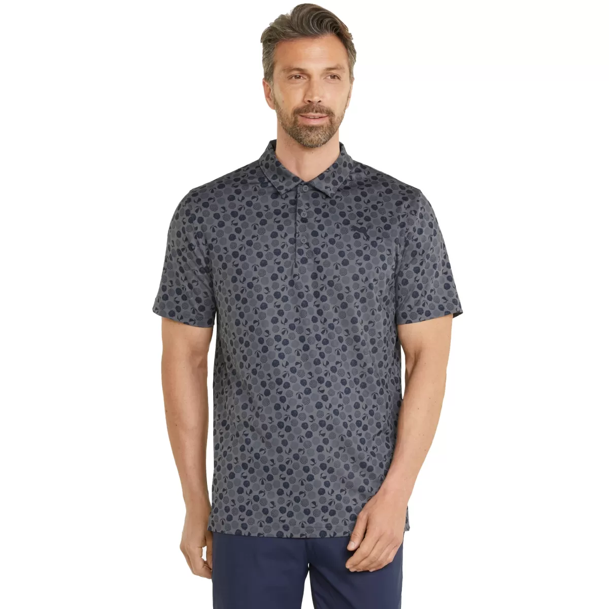 Cheap PUMA Golf Puma Men's Mattr Beach Trip Stretch Golf Polo Shirt