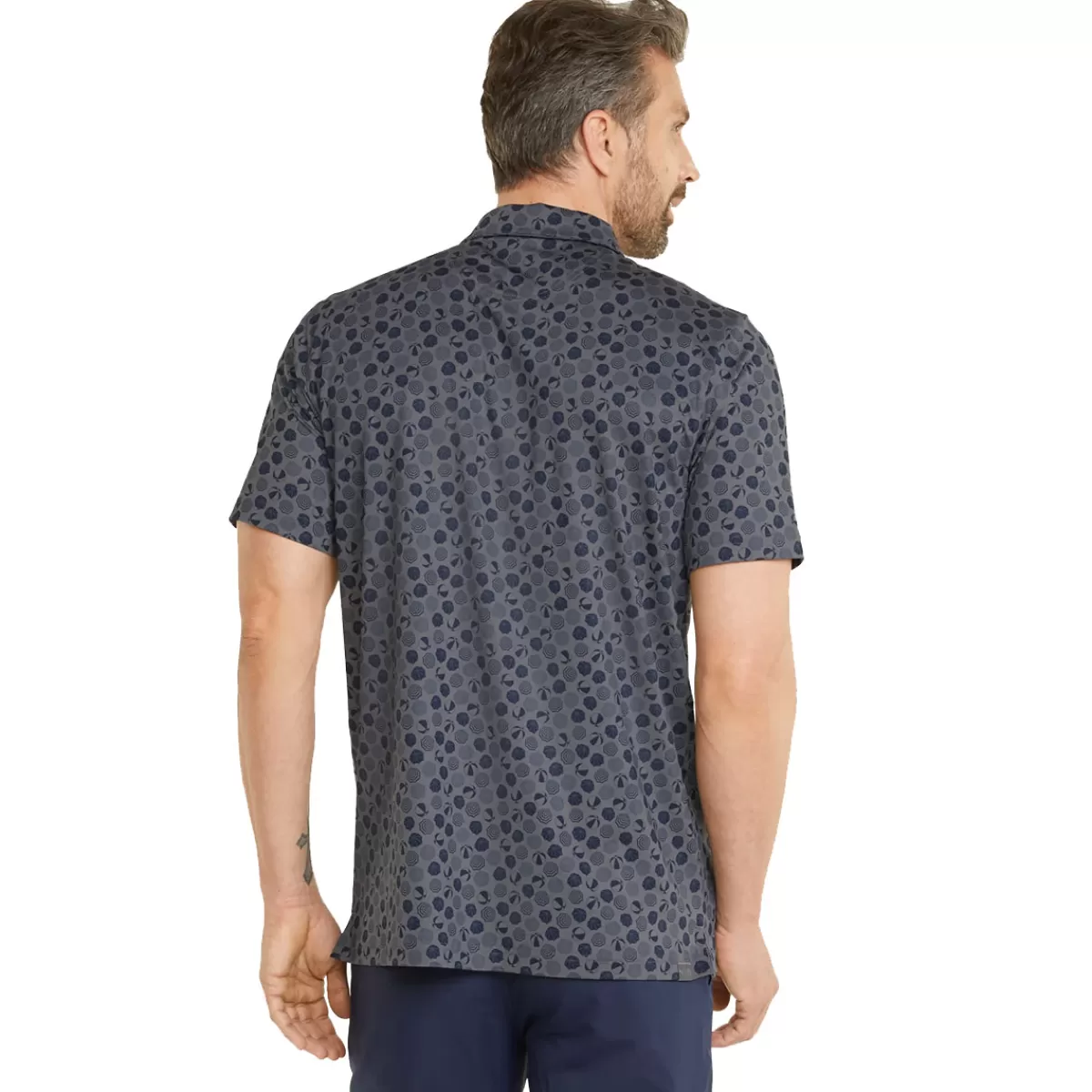Cheap PUMA Golf Puma Men's Mattr Beach Trip Stretch Golf Polo Shirt