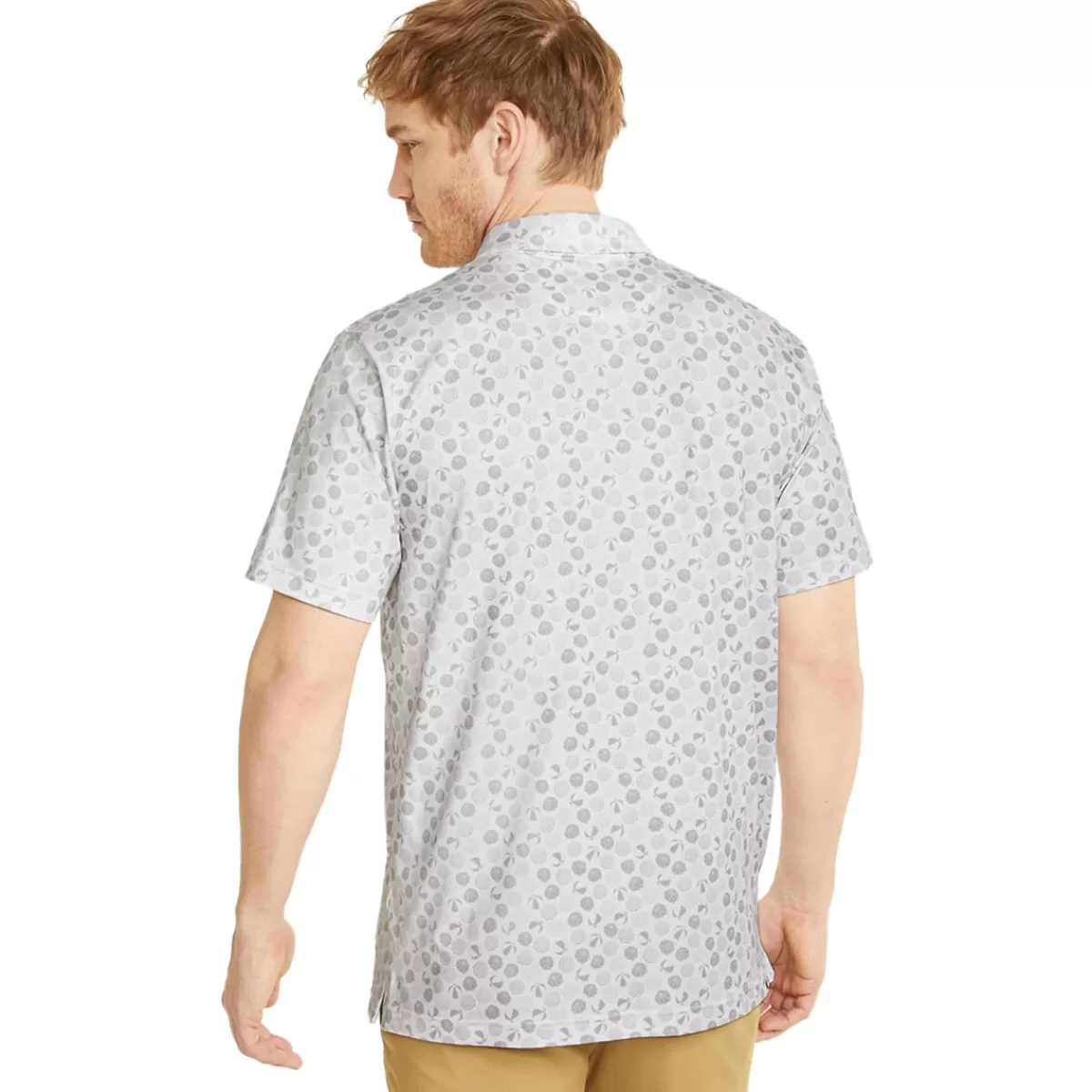 Store PUMA Golf Puma Men's Mattr Beach Trip Stretch Golf Polo Shirt