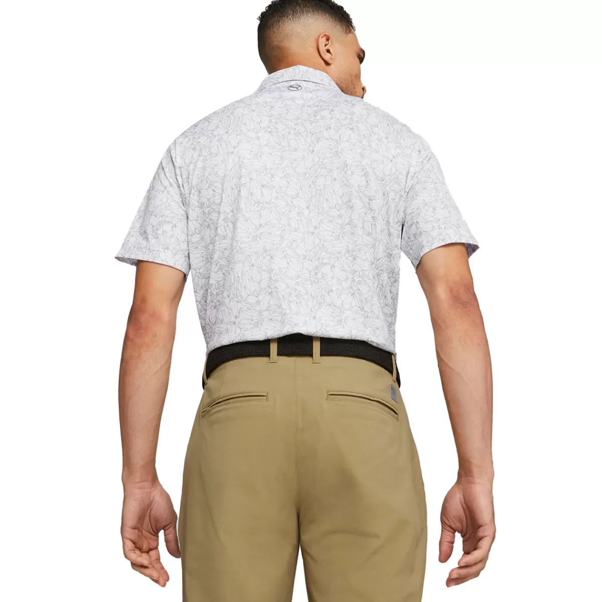 Sale PUMA Golf Puma Men's Mattr Caddy Golf Polo Shirt White/Slate
