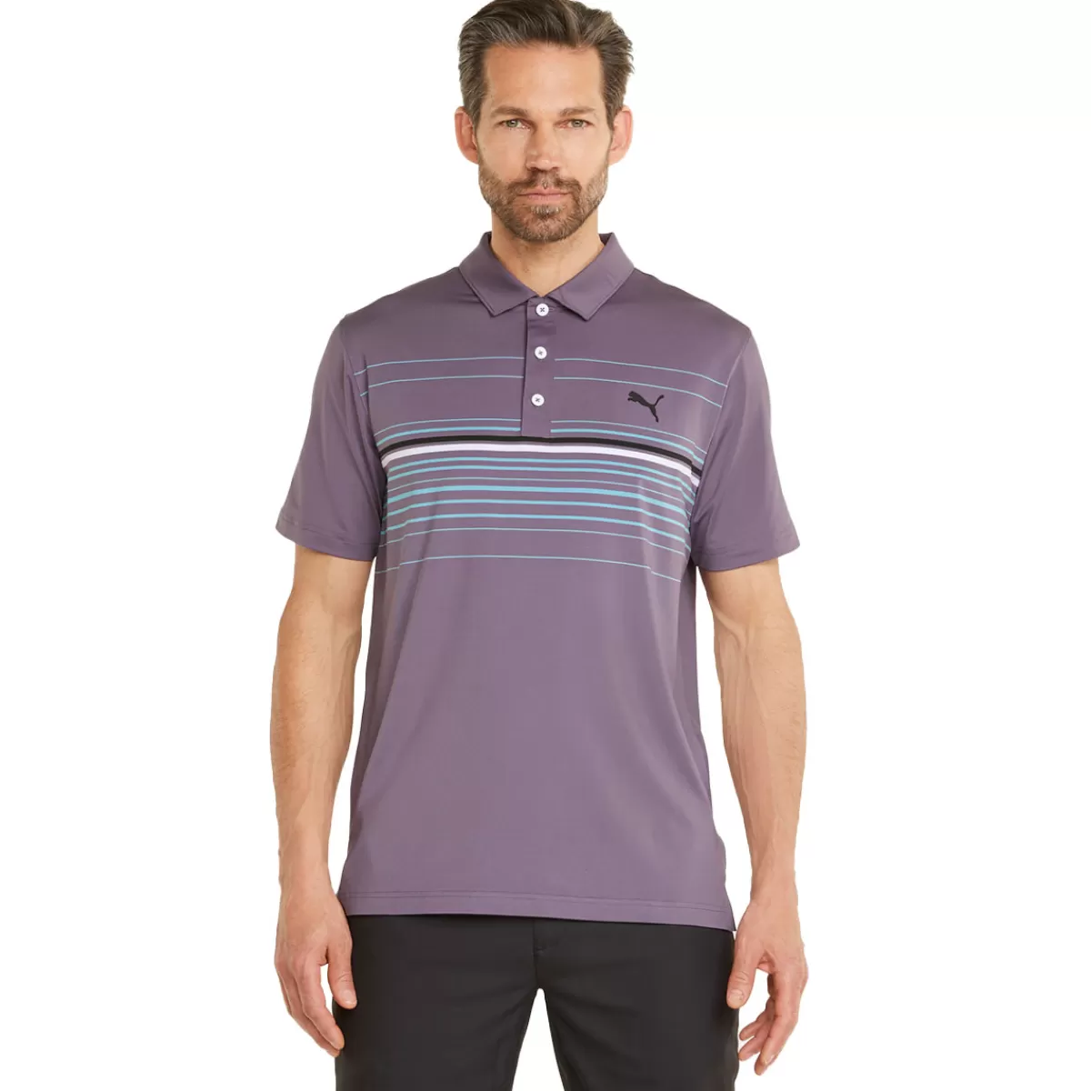 New Puma Men's Mattr Canyon Stretch Golf Polo Shirt Men Men's Golf Polo Shirts