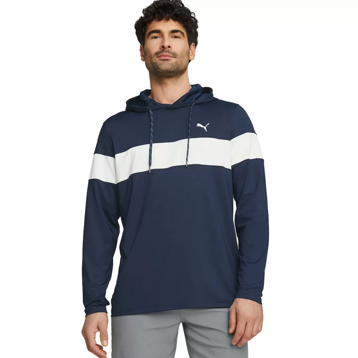 Clearance Puma Men's Mattr Colourblock Golf Hoodie Men Men's Golf Hoodies