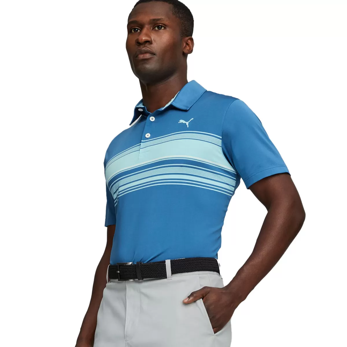Shop PUMA Golf Puma Men's Mattr Grind Golf Polo Shirt