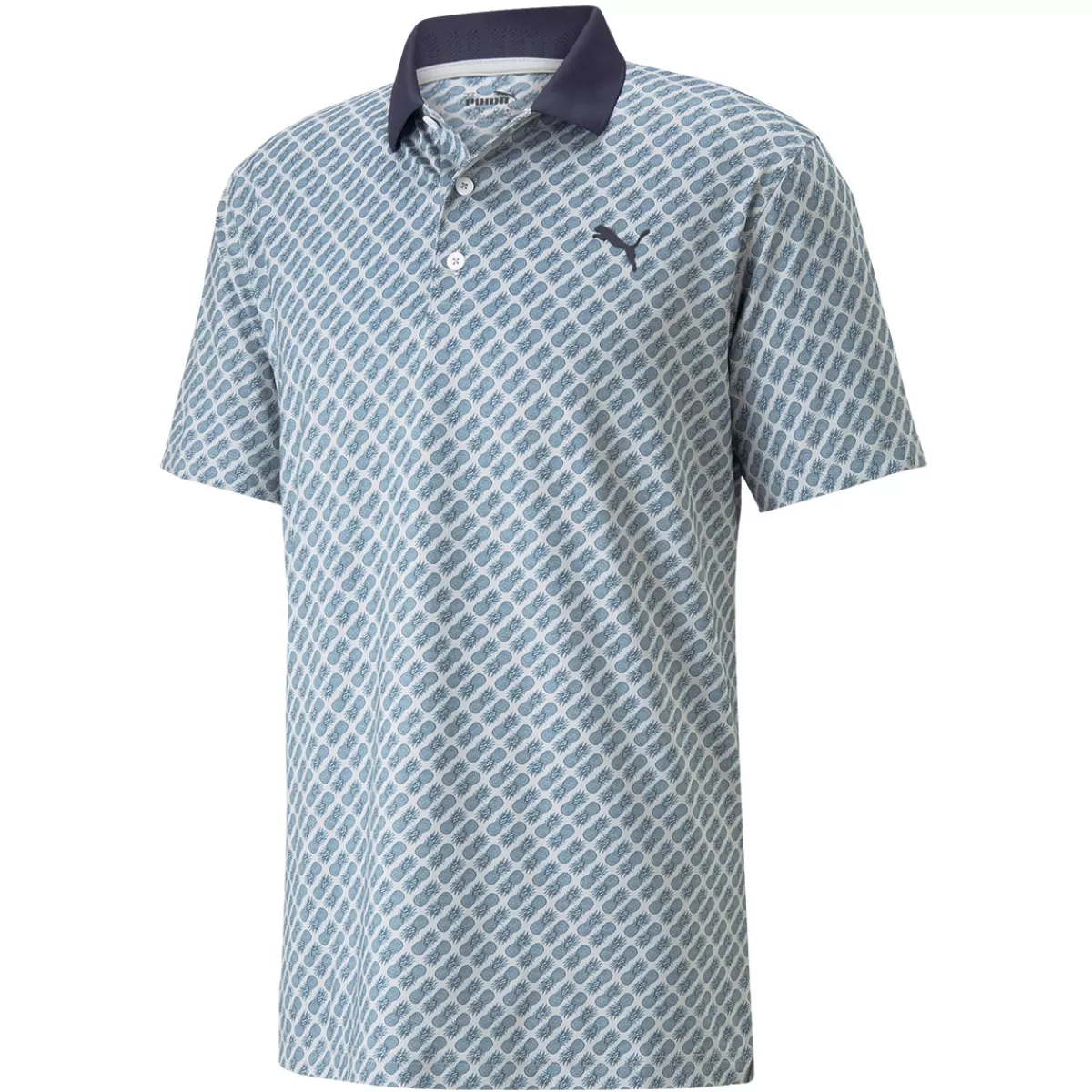 Clearance PUMA Golf Puma Men's Mattr Pineapples Golf Polo Shirt