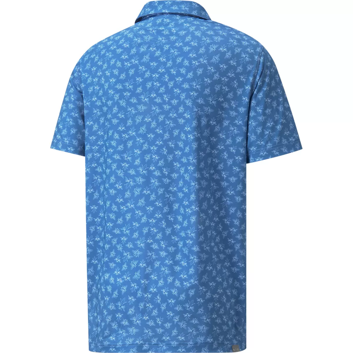 Fashion PUMA Golf Puma Men's Mattr Pollination Stretch Golf Polo Shirt Cobalt/White