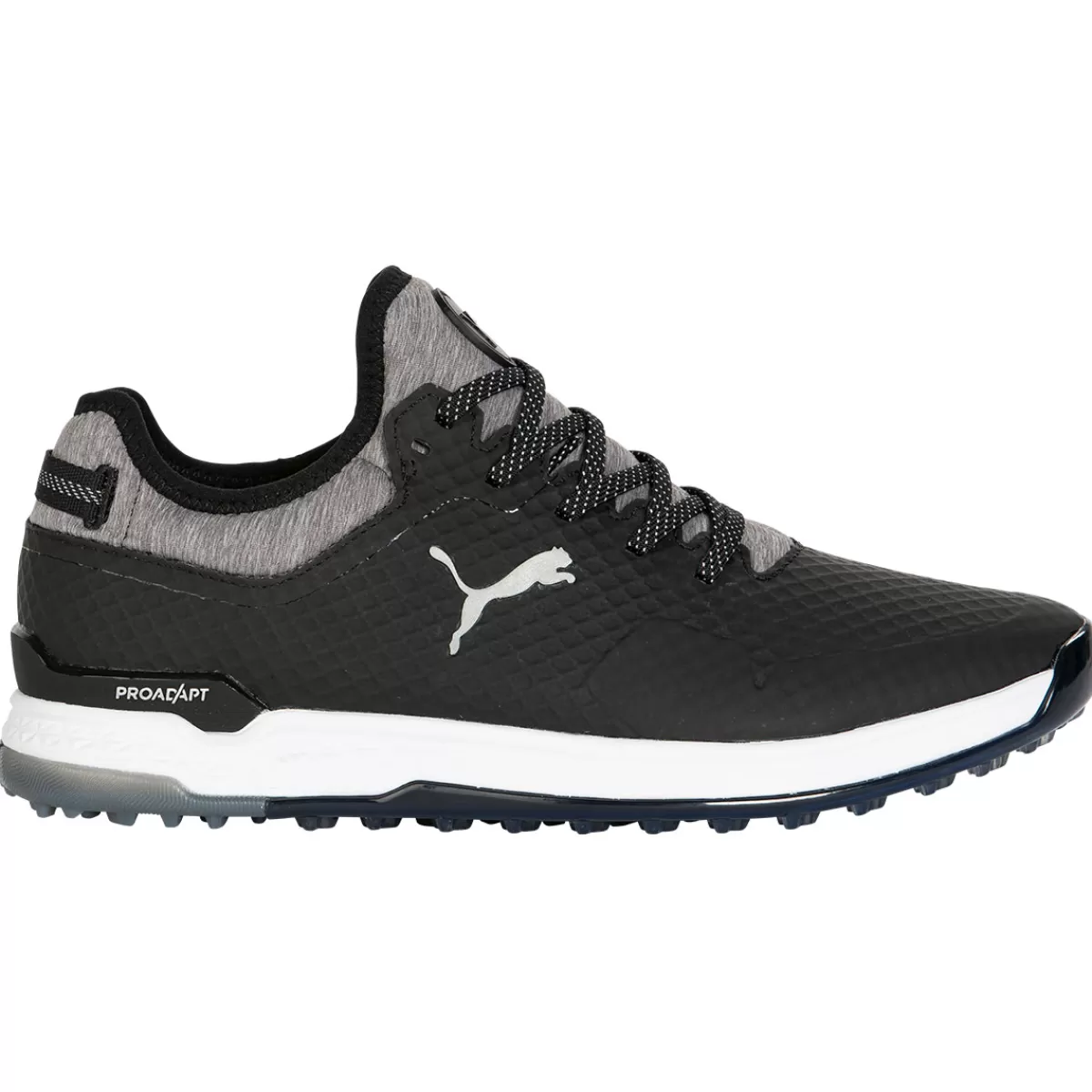 Online PUMA Golf Puma Men's Proadapt Alphacat Waterproof Spikeless Golf Shoes Black/Silver/Quiet Shade