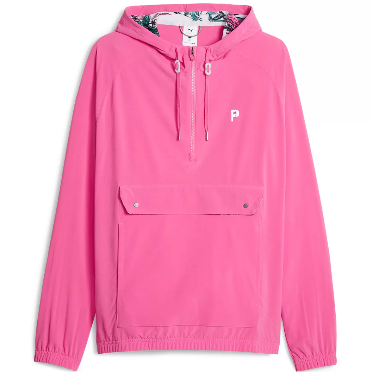 Clearance Puma Men's X Palm Tree Crew Anorak Waterproof Golf Jacket Men Men's Golf Waterproofs