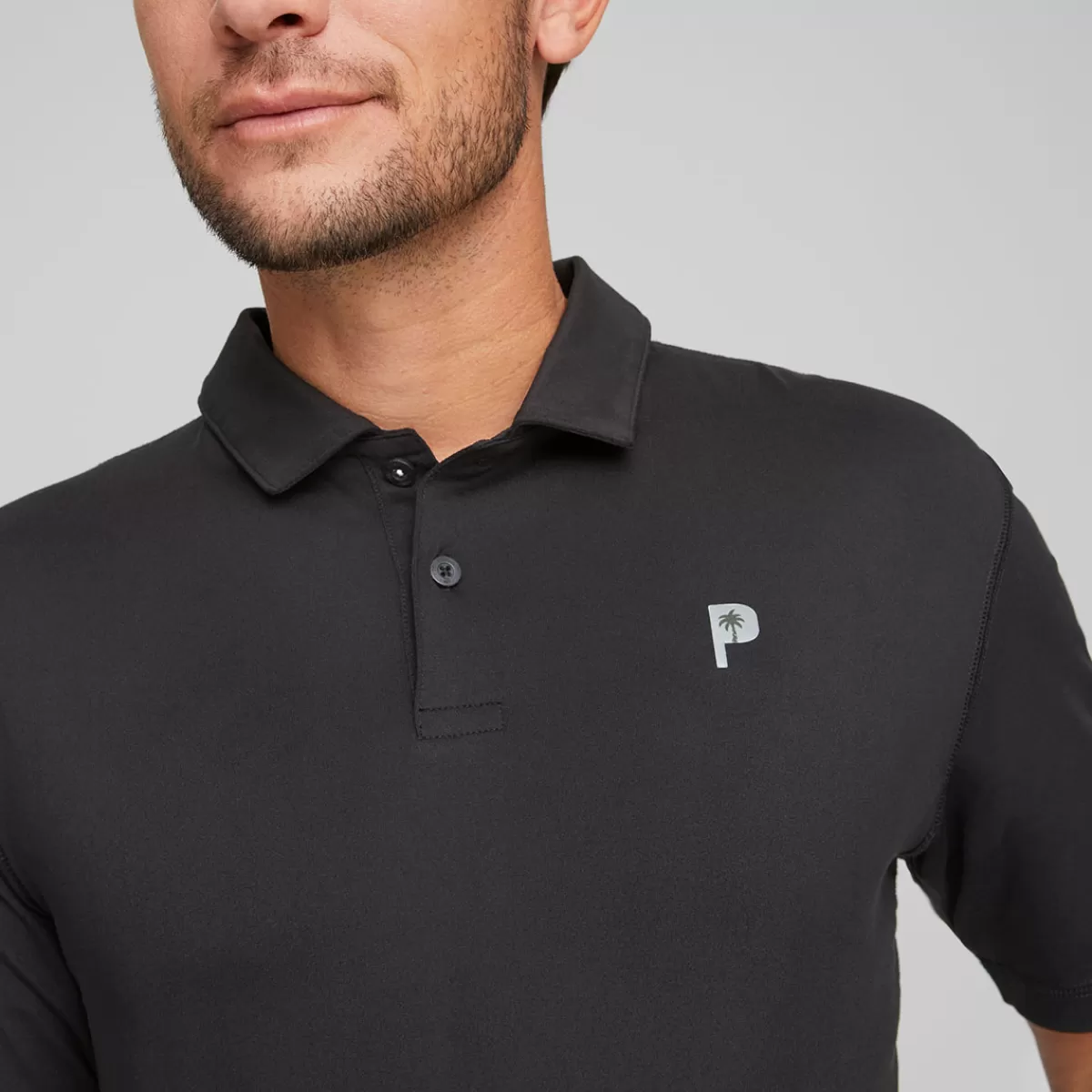 Sale Puma Men's X Palm Tree Crew Golf Polo Shirt Men Men's Golf Polo Shirts