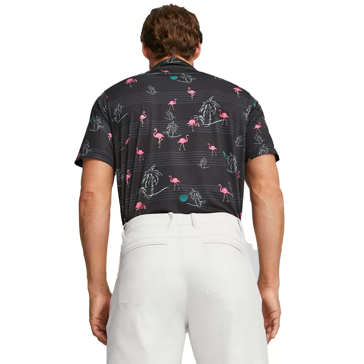 Shop PUMA Golf Puma Men's X Ptc Print Golf Polo Shirt