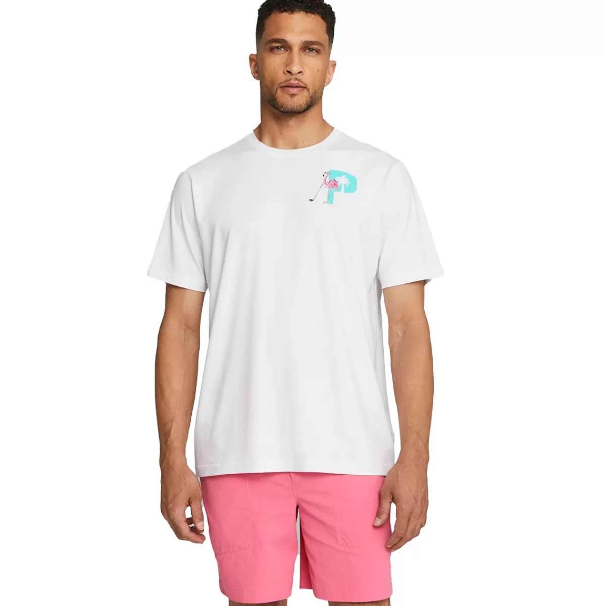 Hot PUMA Golf Puma X Palm Tree Crew Graphic Golf T-Shirt