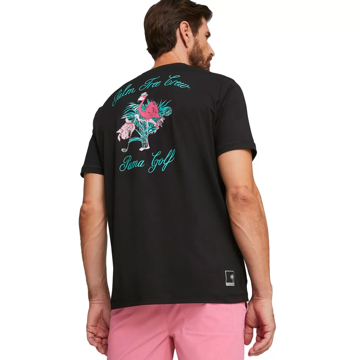Cheap PUMA Golf Puma X Palm Tree Crew Graphic Golf T-Shirt