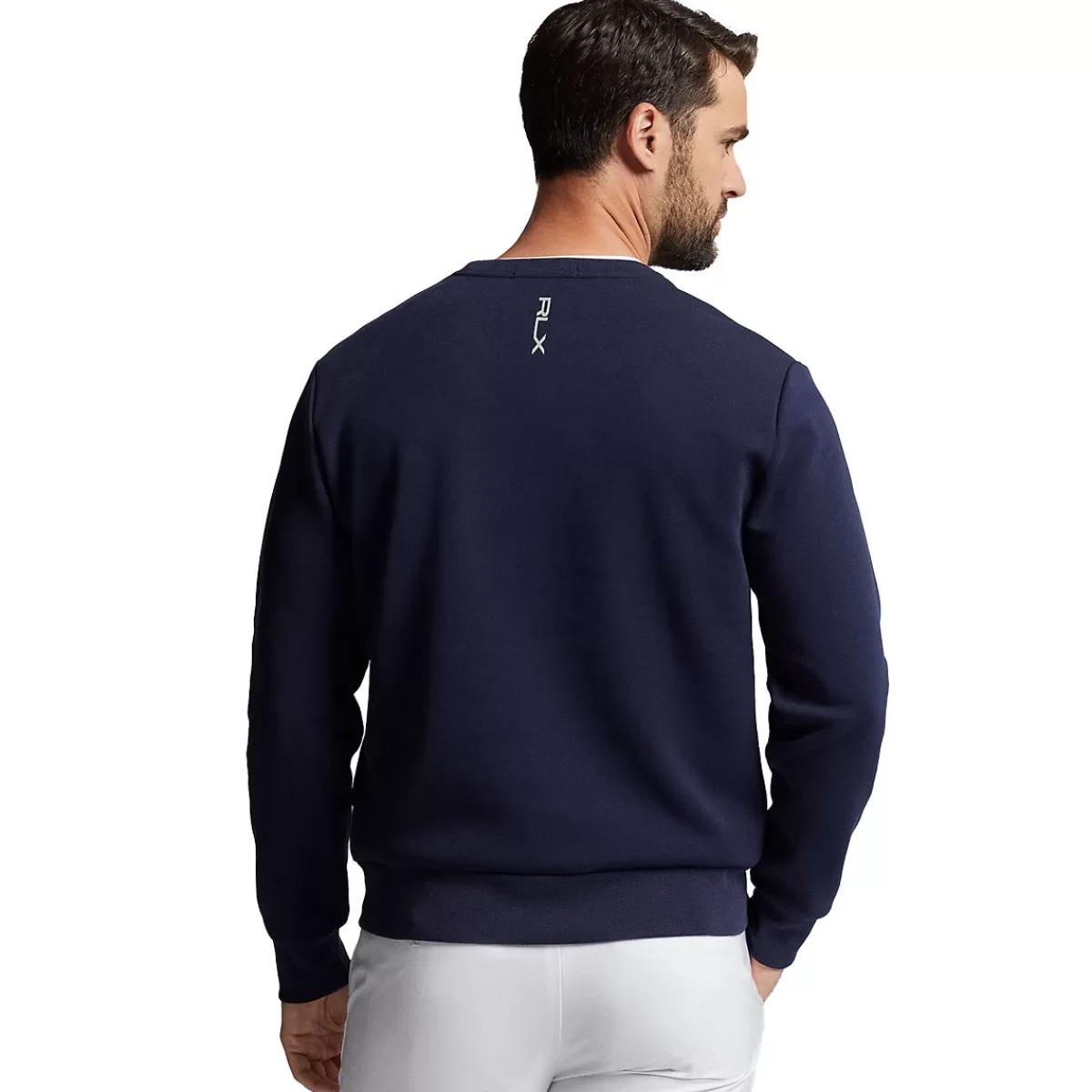 Clearance Logo Double-Knit Pullover Golf Sweater Men Men's Golf Sweaters