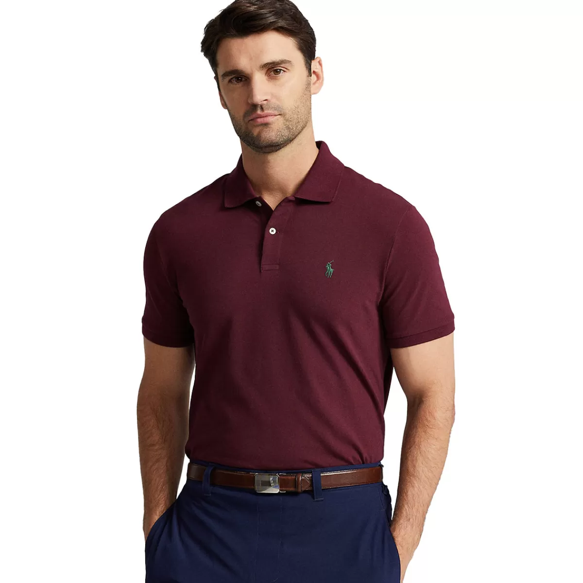 Flash Sale Men's Custom Pro Fit Performance Golf Polo Shirt Men Men's Golf Polo Shirts