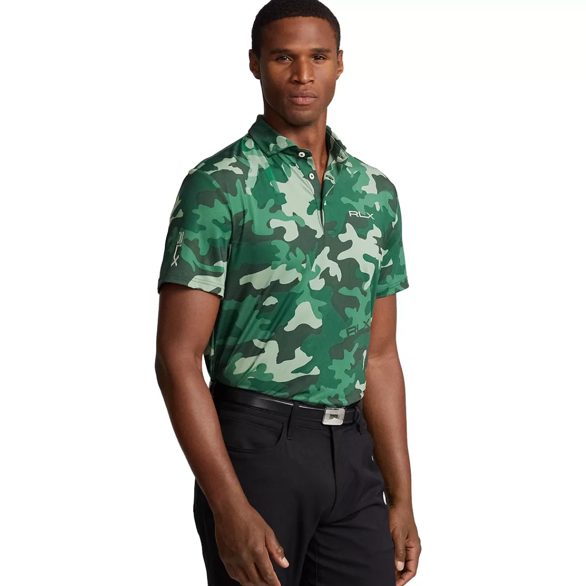 Cheap Men's Custom Slim Camo Performance Golf Polo Shirt Men Men's Golf Polo Shirts