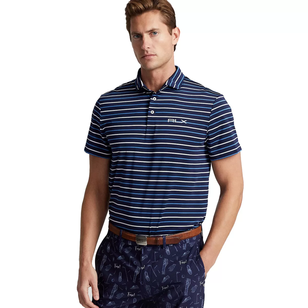 Outlet Men's Custom Slim Fit Performance Golf Polo Shirt Men Men's Golf Polo Shirts