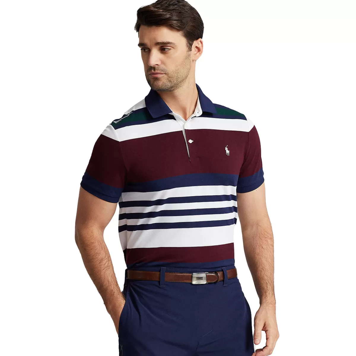 Store Men's Custom Slim Fit Performance Golf Polo Shirt Men Men's Golf Polo Shirts